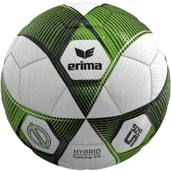 erima Hybrid 2.0 Fußball Trainingsball black/green gecko 5