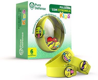 PureDefense Pulseira Repelente de Mosquitos Criança 1 un