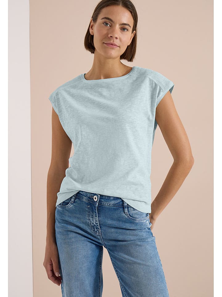 Cecil Shirt in Hellblau - L