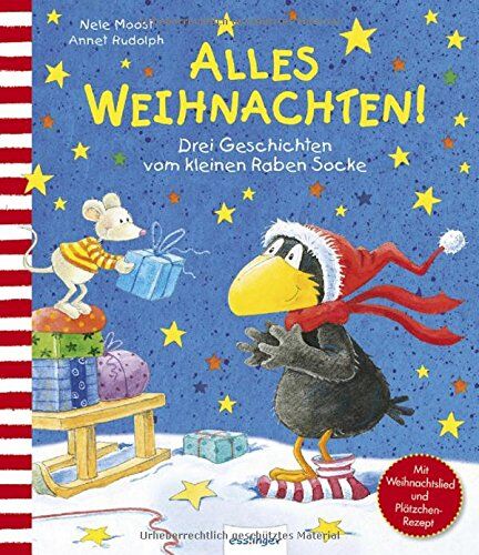 Nele Moost - Der kleine Rabe Socke: Alles Weihnachten!: Drei Geschichten vom kleinen Raben Socke - Preis vom 12.10.2026 11:37:12 h