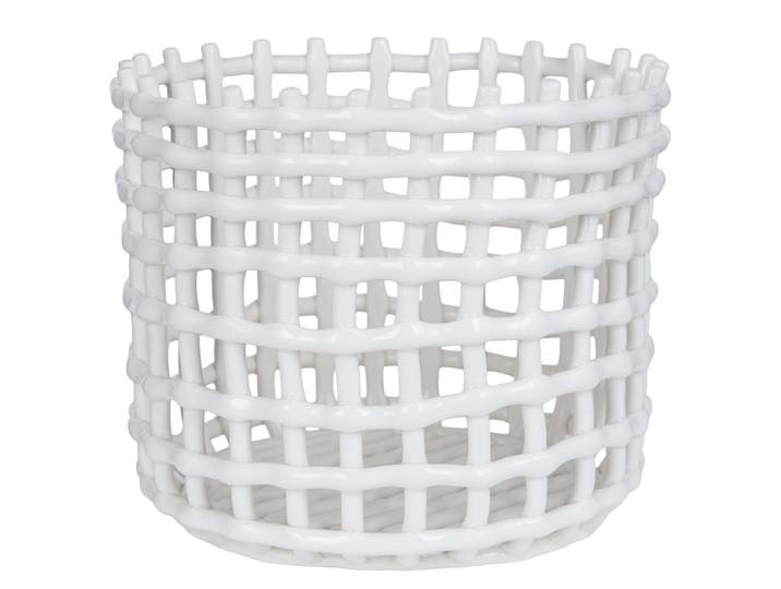 Korb CRAFT Ø 24cm Weiß/Weiß