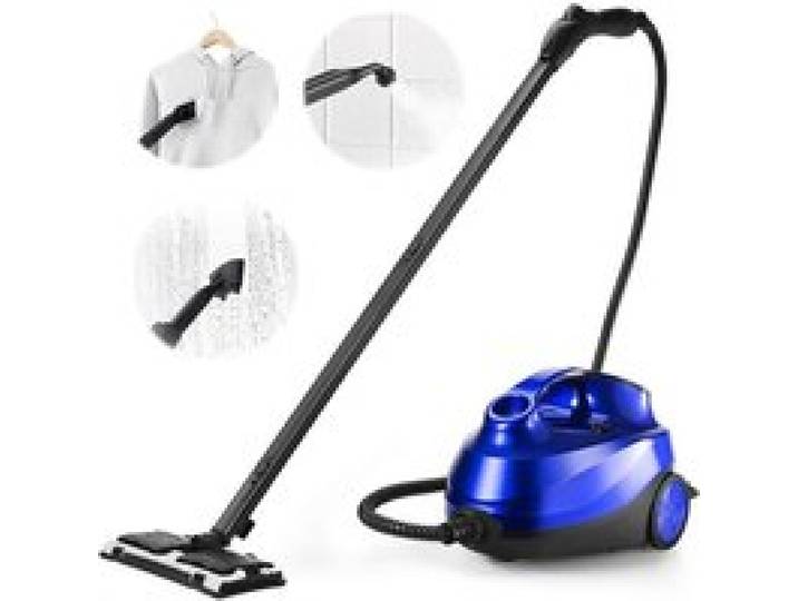Kit 19 Accessoires Nettoyeur Vapeur Traîneau Nettoyage Sols et Vitres 2000W 4 Bars 1 5L sans Produit Chimique