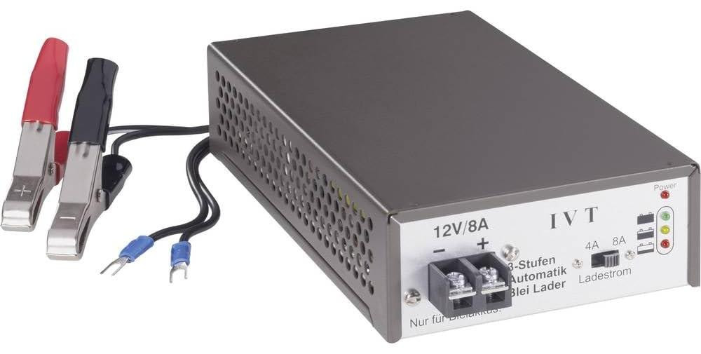 Selius Acculader Automatische Tafellader 12V 8A voor Loodaccu's