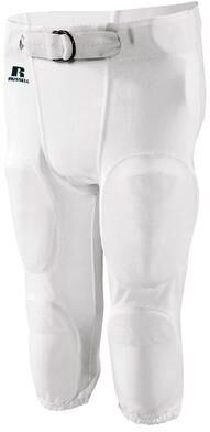 Russell Athletic F25PFP Practice Football Pant in White size Large   Polyester