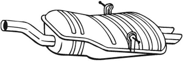 Silencieux Arrière Bosal 247-191