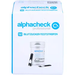 Alphacheck Professional Blutzuckerteststreifen 50 ST