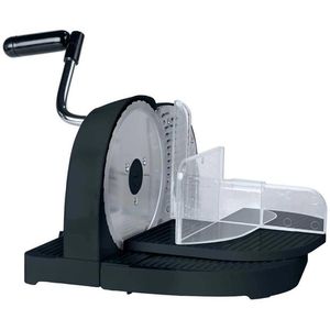 Wenko Allesschneider Brotschneidemaschine, manuell, aus Kunststoff, schwarz, Schnittbreite 0 - 18mm