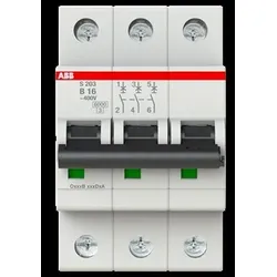 ABB Stotz S&amp;J Sicherungsautomat B-Char. S203-B16 MTB