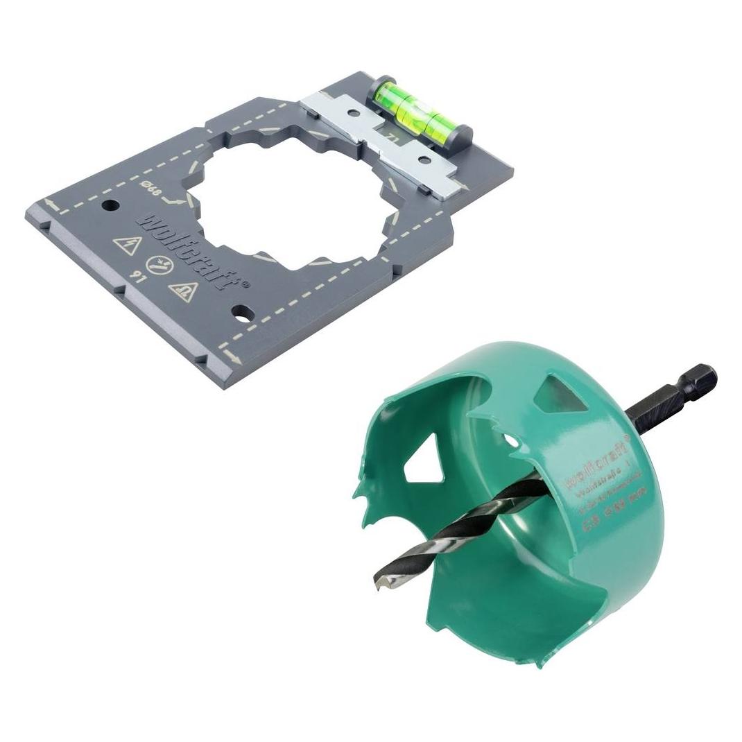 wolfcraft 5901000 Lochsägen-Set 68 mm 1 Set (68 mm) (5901000)