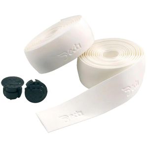 Deda Lenkerband Nastro, 180 cm, weiß, EVA-Schaum, stoßdämpfend, mit Lenkerstopfen, 2 Rollen