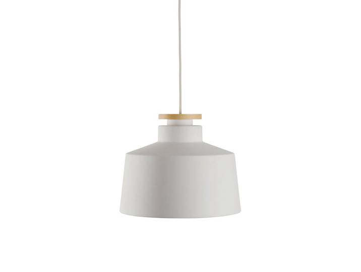 Belid Hängeleuchte Street, Weiß, Holz, Metall, Esche, 26 cm, CE, Lampen & Leuchten, Innenbeleuchtung, Hängeleuchten, Pendelleuchten