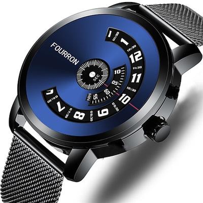 Herren Quarz Uhr Minimalistisch Sport Freizeit Business Wasserschutz Dekoration Edelstahl Leder Uhr