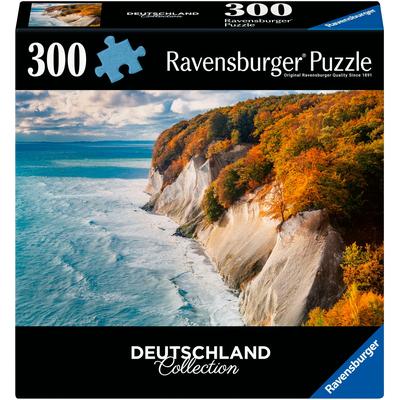 Puzzle RAVENSBURGER "Deutschland Collection, Kreidefelsen auf Rügen", bunt, Puzzles, KinderB:39cm H:27cm, Pappe, Made in Europe, B:39cm H:27cm
