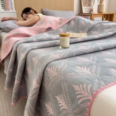 Uplift Picks 3 Layer Cotton Gauze Blanket Lightweight Pure Cotton Throw petal Smoke 200x230cm 1 Pc