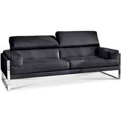 Calia Sofa romeo - CAL 808 Leder Nero
