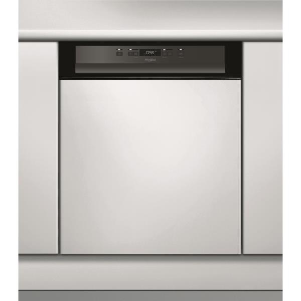 Whirlpool WBC3C26B, Teilintegriert, Standardgröße (60 cm), Schwarz, 14 Maßgedecke, 46 dB, Öko, Glas/Filigran, Intensiv, Vorwäsche, Schnell, Leise