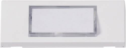 Heidemann 70049 Klingelplatte mit Namensschild 1fach Weiß 24 V/1A