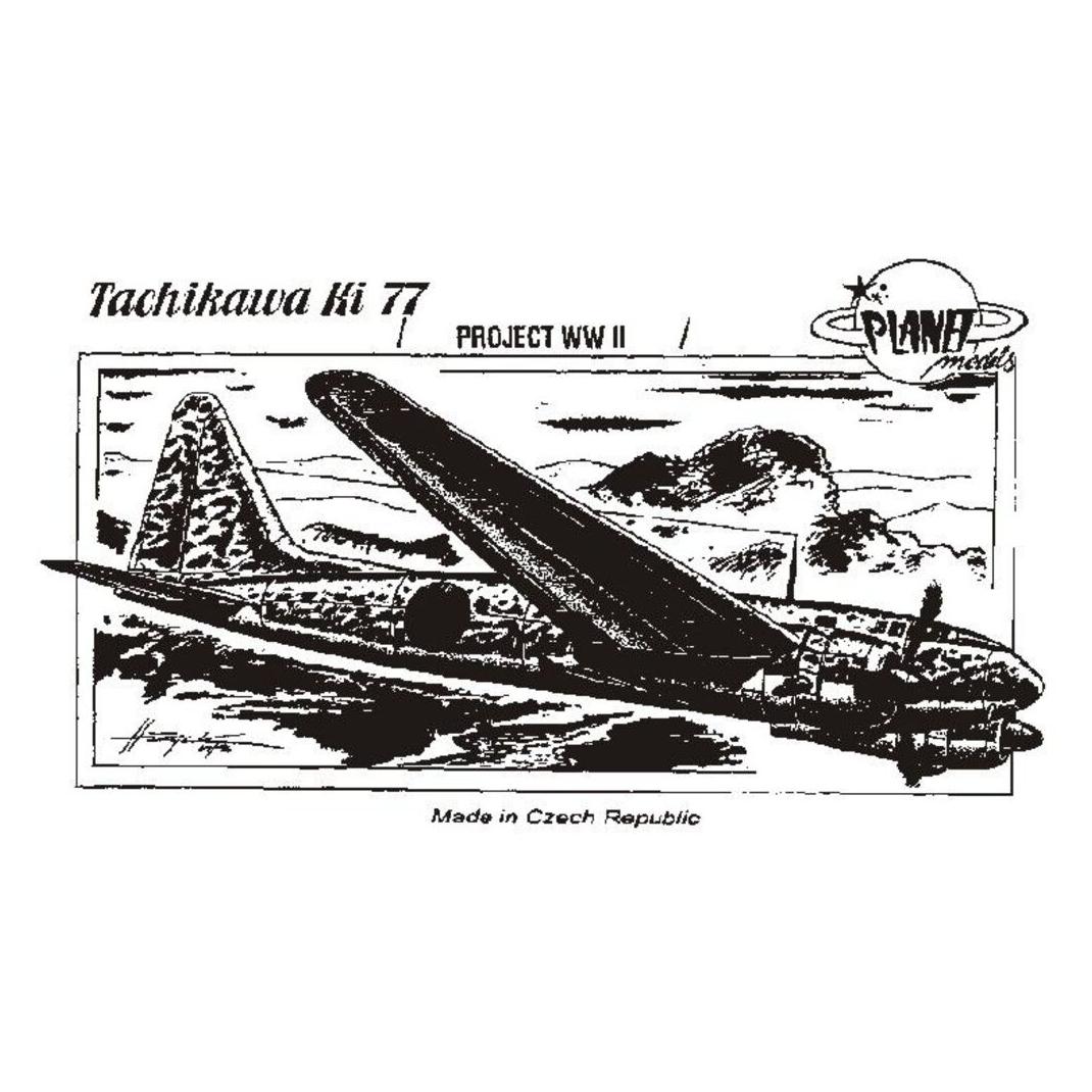 Planet Models Tachikawa Ki-77 WW II Projekt (129-PLT016)