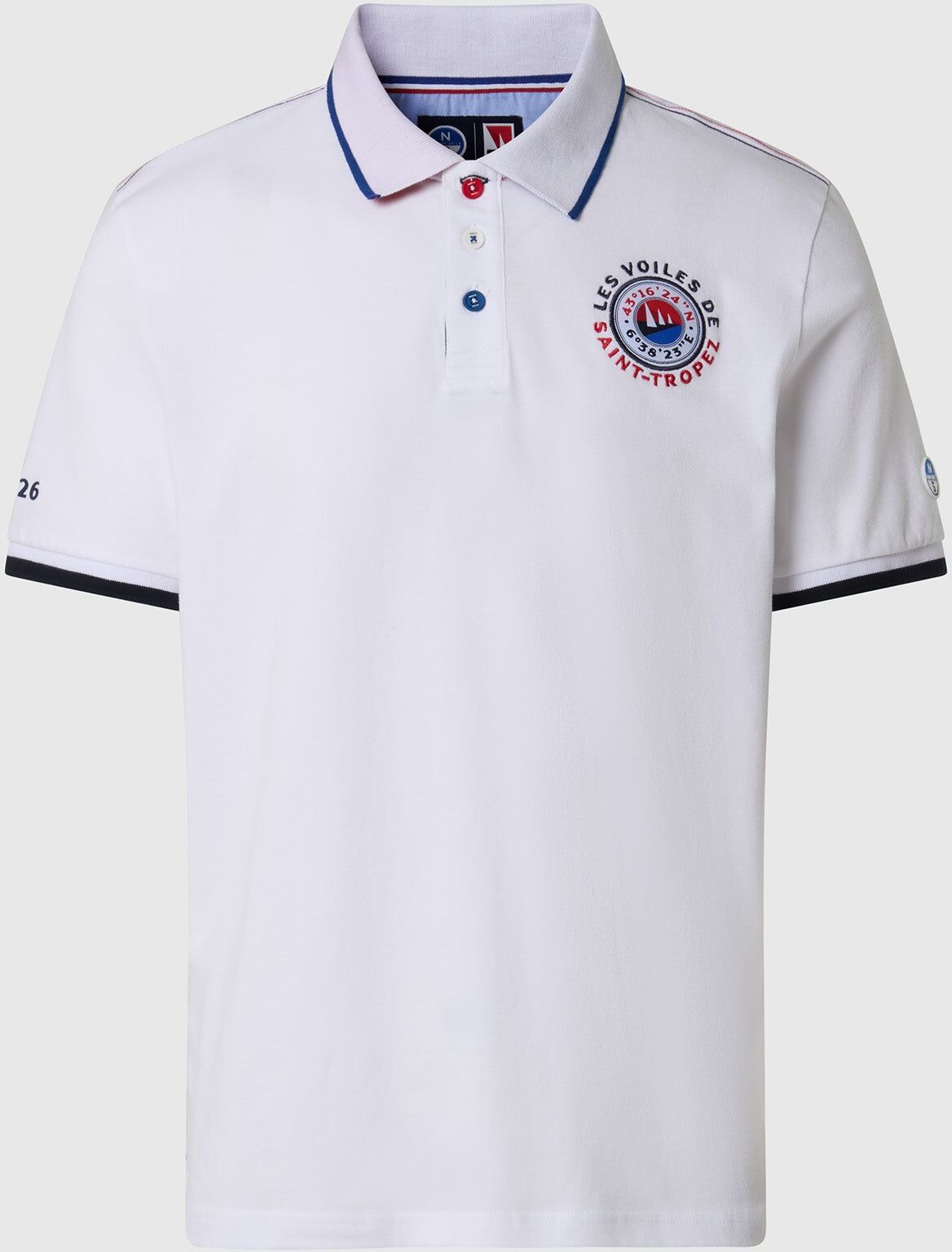 North Sails Polo Saint-Tropez White S