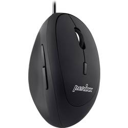 Perixx Perimice-519 Ergonomische Maus USB Optisch Schwarz 6 Tasten 1600 dpi Ergonomisch 11521