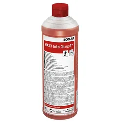 Ecolab Maxx Into Citrus 2 1 L Sanitärreiniger kraftvoller Saniätrreiniger mit frischem Citrusduft