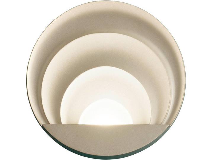 Fabas Luce Led-Wandleuchte Sunrise, Goldfarben, Metall, 6.5 cm, DIN EN ISO 9001, Lampen & Leuchten, Innenbeleuchtung, Wandleuchten