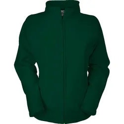 Fruit of the Loom Full Zip Fleece Lady-Fit, flaschengrün, S