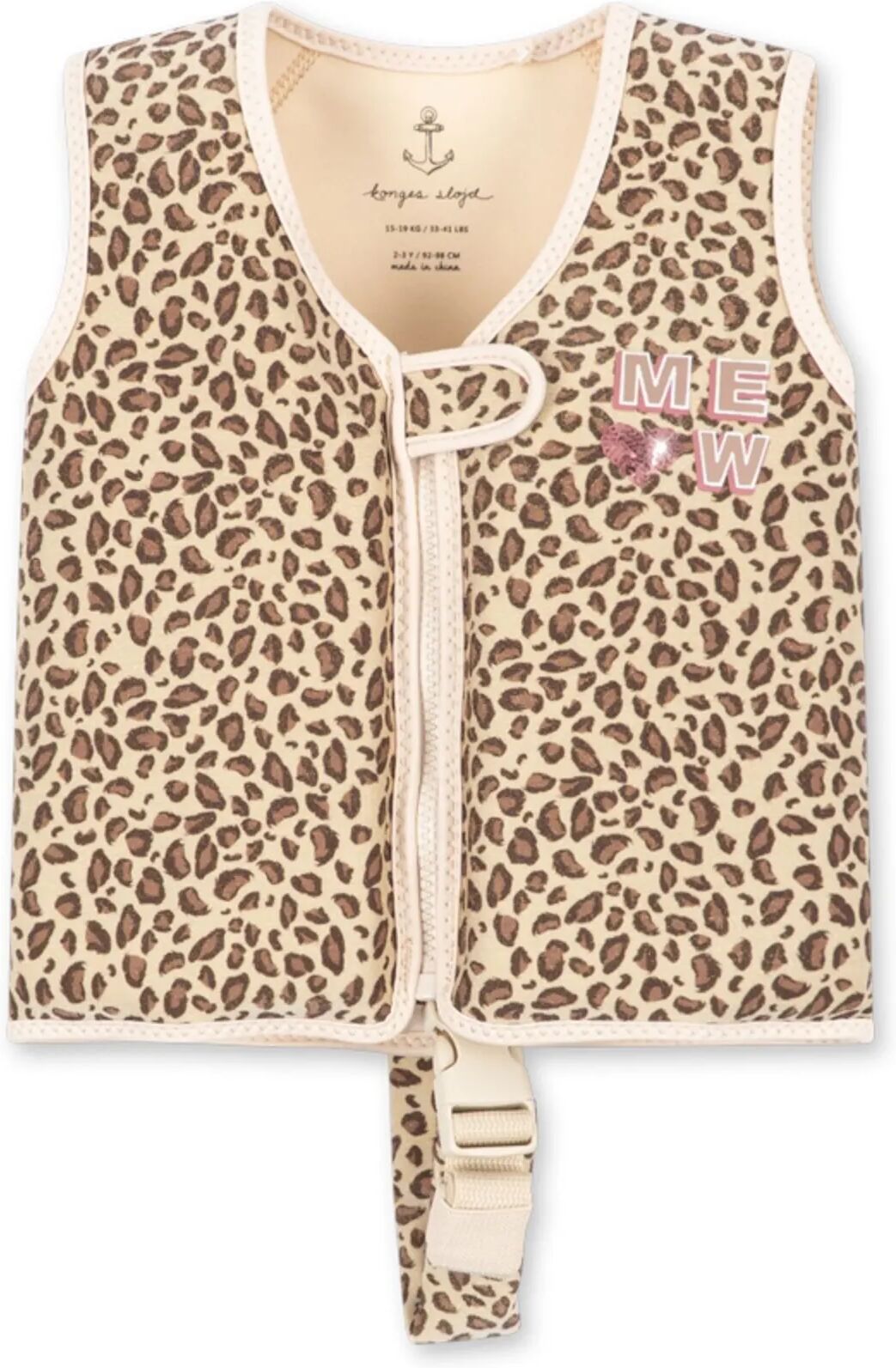 Konges Sløjd Gilet de natation Léopard Léopard 2/3 ans