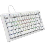 SKILLER SGK25, Gaming-Tastatur weiß, DE-Layout, Huano Red