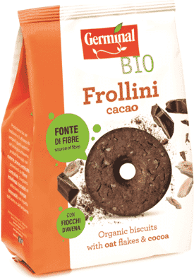 Germinal Biscoitos Frollini de Aveia e Cacau Orgânicos 280g