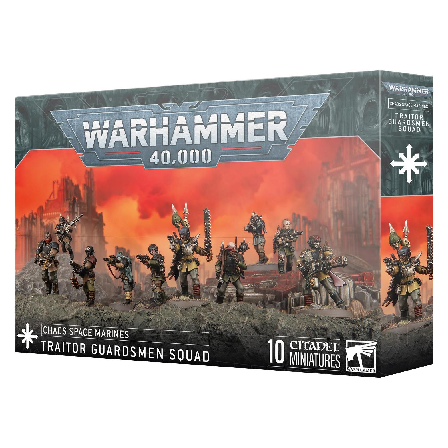 Games Workshop Warhammer 40k - Space Marine du Chaos Escouade de Gardes Renegats (Kunststoff) (43-107)