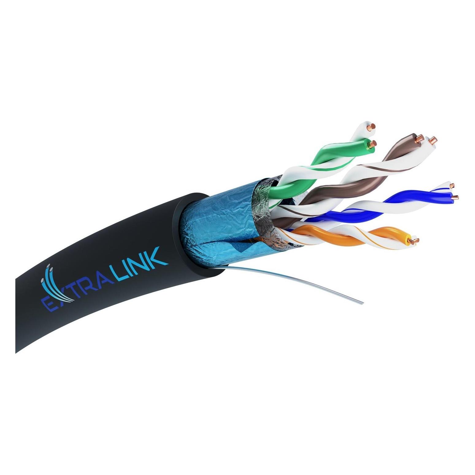 Extralink CAT5E FTP V2 OUTDOOR TWISTED PAIR 305M" (EX.8710) (F/UTP, CAT5e, 305 m) (EX.8710)