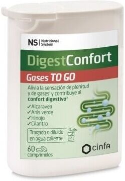Ns Nutritional System Digestconfort Gases To Go 60 Tablets