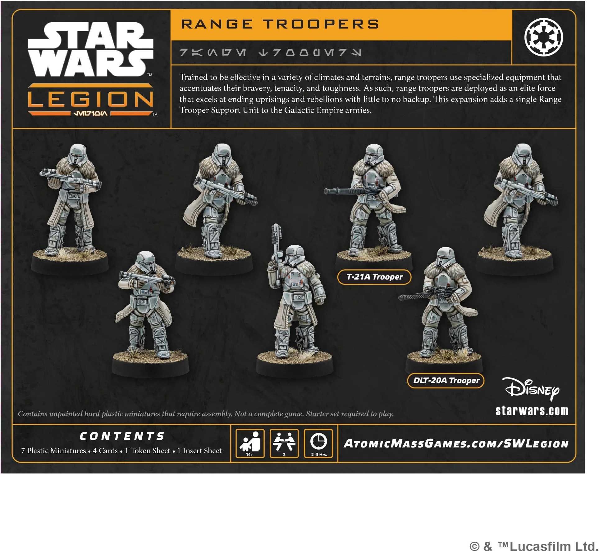 Star Wars: Legion Range Troopers Miniature Expansion for Galactic Empire Armies by Atomic Mass Games