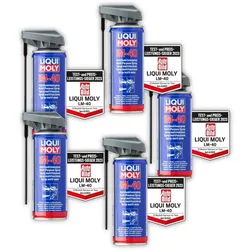 5x Schmiermittel LIQUI MOLY 3390 LM 40 Multifunktionsspray Pflege Reinigung 200 ml