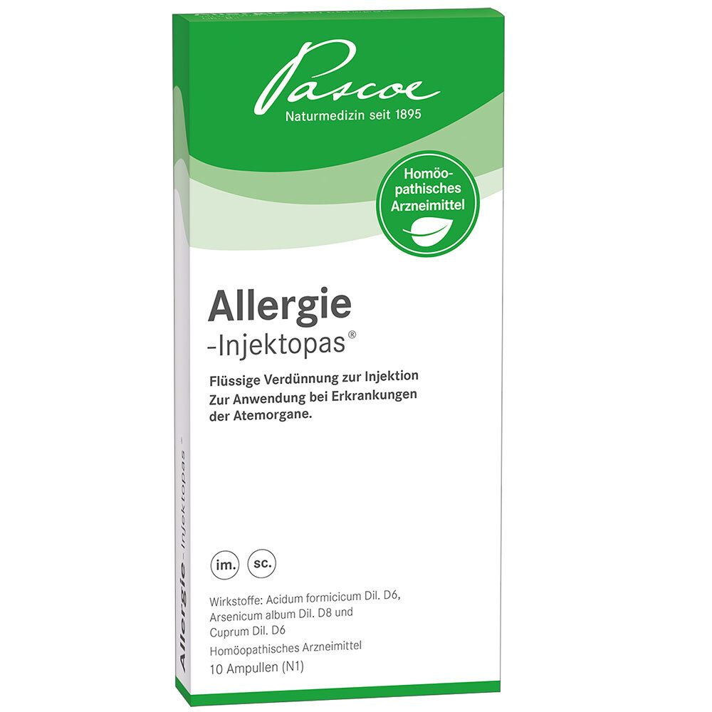 Allergie-Injektopas Injektionslösung Ampullen 10x2 ml
