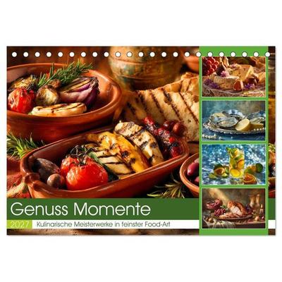 Genuss Momente (Tischkalender 2027 DIN A5 quer), CALVENDO Monatskalender