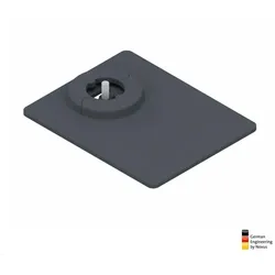 Novus Zubehör POS Standfuß-Platte 200x250 mm (795+1705+016), schwarz