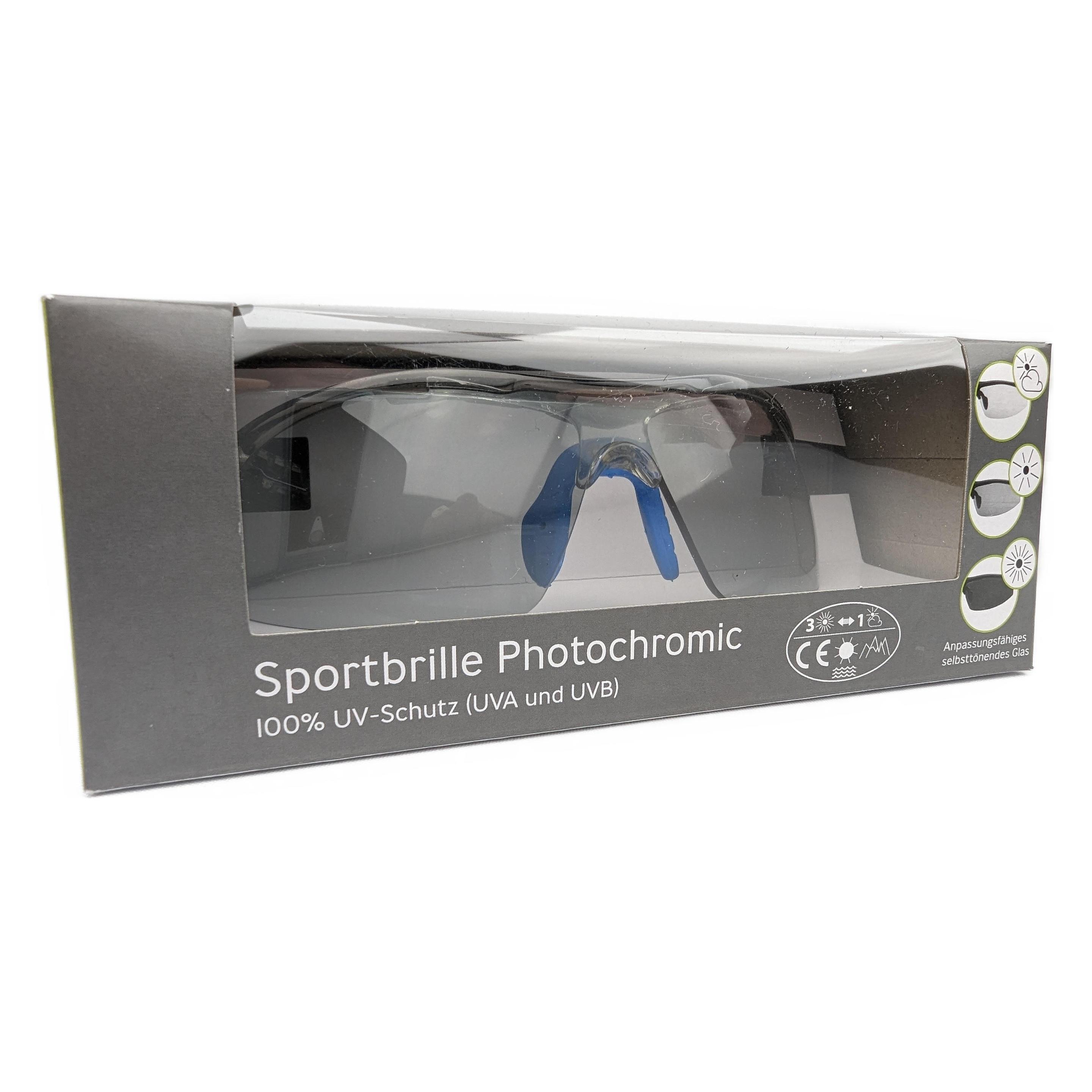 Speq Sportbrille Photochromic SP-1548C, selbsttönendem Glas f. Fahrrad, Motorrad, Skiesport (blau) (58046070)