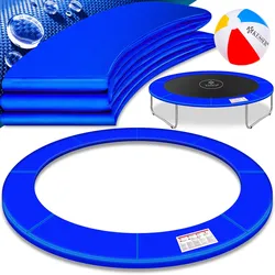 KESSER® - Trampolin Randabdeckung Ø 244 , 305 , 366 , 426 cm , 30cm breit 100% UV-beständig reißfest Federabdeckung , Grün , Blau