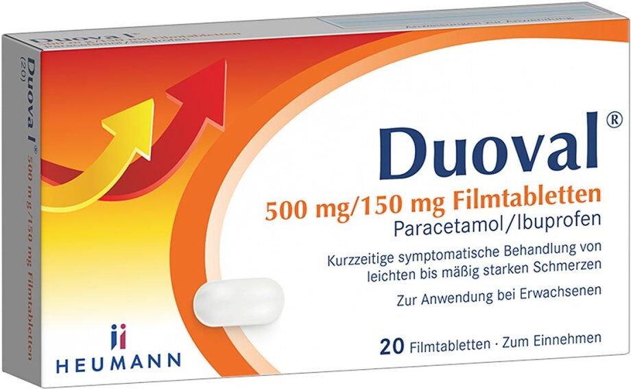 HEUMANN Duoval 500 mg/150 mg Filmtabletten