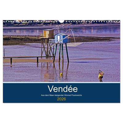Vendée Aus dem Meer steigender Himmel Frankreichs (Wandkalender 2026 DIN A3 quer), CALVENDO Monatskalender