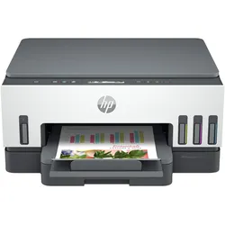 HP Smart Tank 7008 (Tintentank, Farbe), Drucker, Grau, Weiss