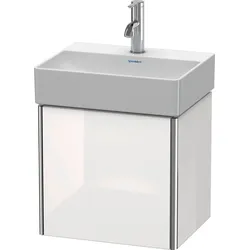 Duravit XSquare Waschtischunterbau wandhängend, eine Tür Anschlag links, 434x397x340mm, XS4060L7575, Farbe: Leinen