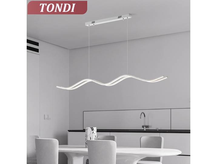 Lampes suspendues modernes simples salle à manger lumières pour cuisine salon suspension lampe décoration de la maison LED lustre éclairage