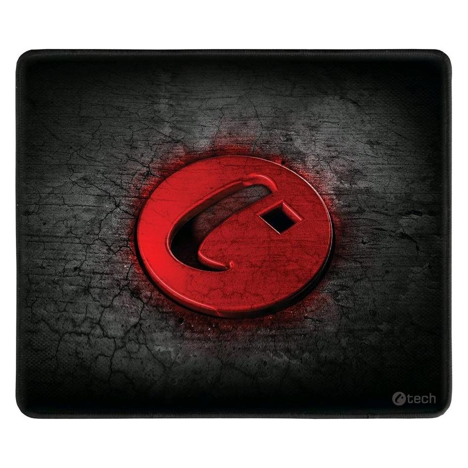 C-Tech GMP-02M Gaming-Mauspad / 320 x 270 x 4 mm / genähte Kanten (8594125012205)
