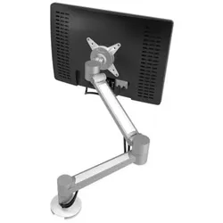Dataflex Viewlite Plus Monitor Tischhalterung, silber-weiß (58.622)