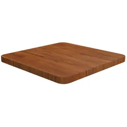 vidaXL Tischplatte Quadratisch Dunkelbraun 40x40x2,5cm Eiche Behandelt