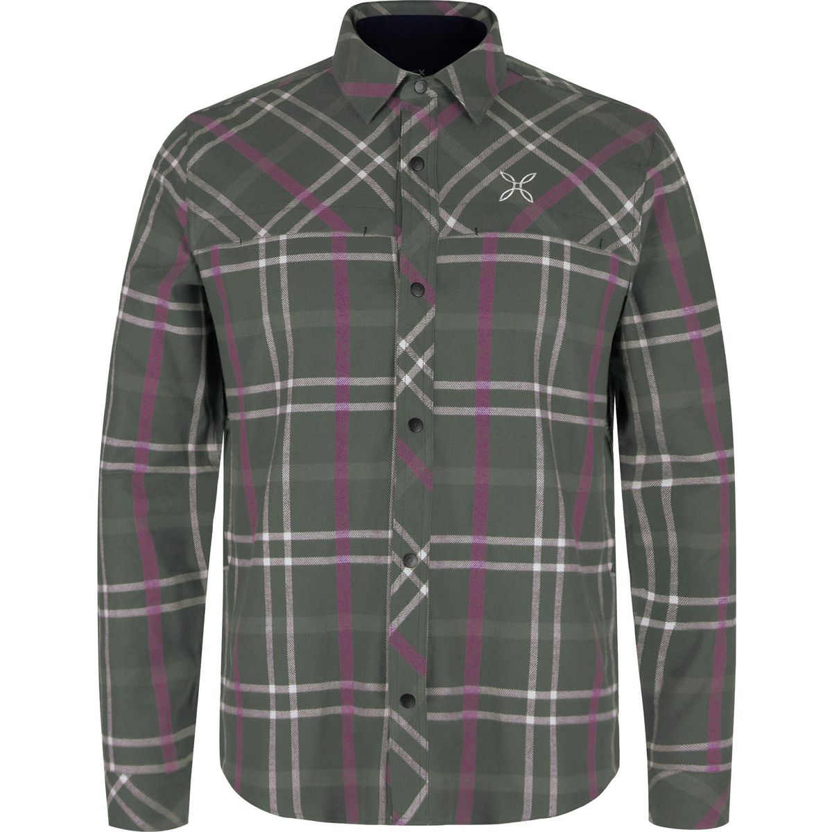 Montura Check Shirt verde salvia/vinaccia (4914) M MQLC74X-0031-4914-M