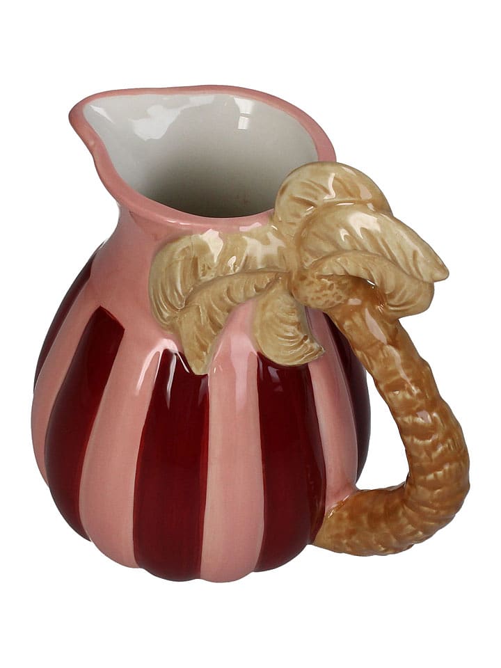 Kersten Vase ''Palm Tree'' in Rosa/ Lila/ Beige - (B)19 x (H)20,5 x (T)14 cm - onesize